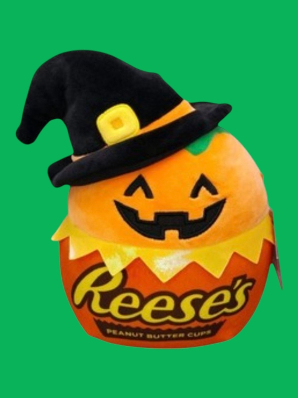 Paige The Pumpkin Reese's Squishmallow Halloween Witch New